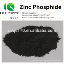 Alimentation directe en usine Rodenticide Zinc Phosphure 80% en poudre